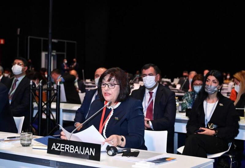 Сахиба Гафарова выступила на 143-й Ассамблее Межпарламентского союза