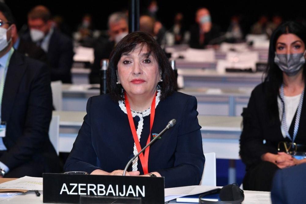 Сахиба Гафарова выступила на 143-й Ассамблее Межпарламентского союза