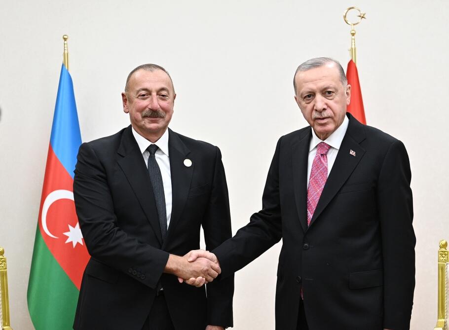 Состоялась встреча Президента Ильхама Алиева с Президентом Турции Реджепом Тайипом Эрдоганом