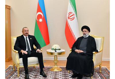 Состоялась встреча Президента Ильхама Алиева с Президентом Ирана Сейедом Эбрахимом Раиси - ФОТО - ВИДЕО