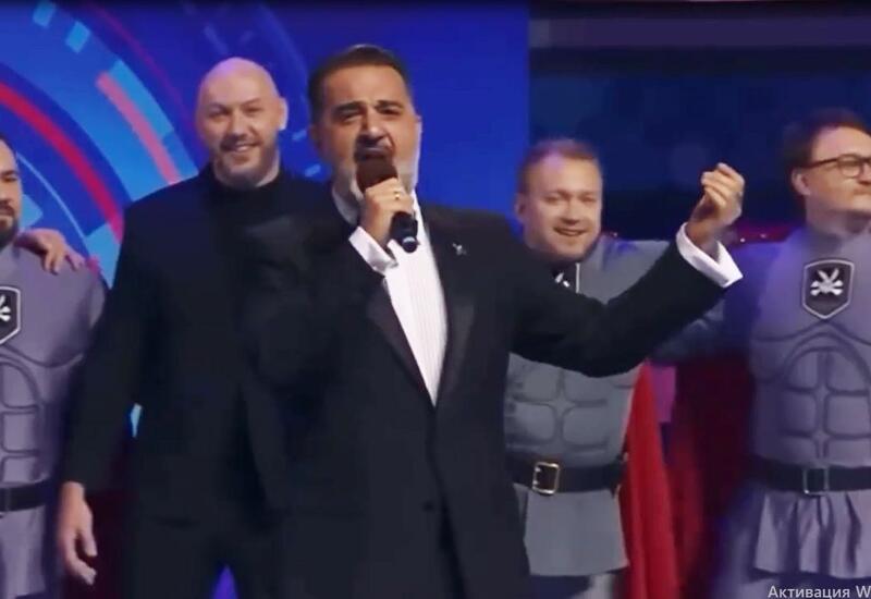 Эльчин Азизов выступил на праздновании юбилея КВН в Москве
