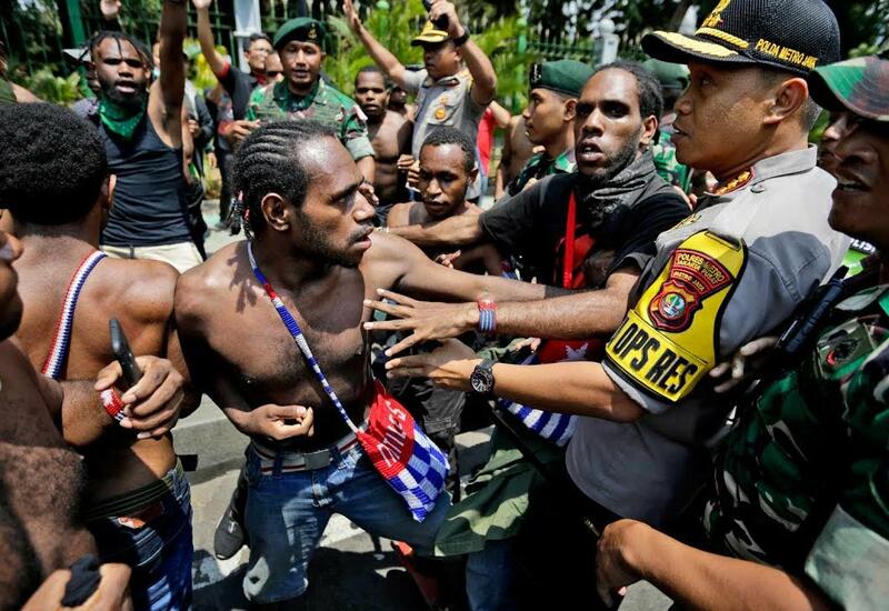 Папуасы устроили беспорядки в Индонезии