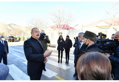 Президент Ильхам Алиев - Армении: Пусть предоставят нам дату открытия Зангезурского коридора, и в таком случае не будет никаких проблем - ВИДЕО