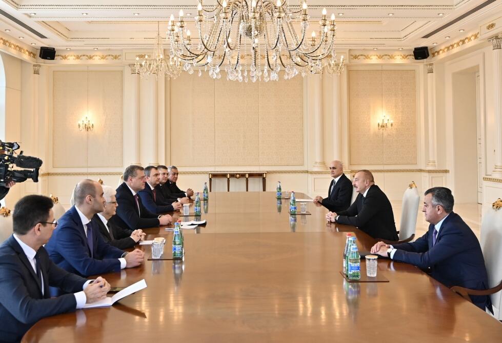 Президент Ильхам Алиев принял делегацию во главе с губернатором Астраханской области России