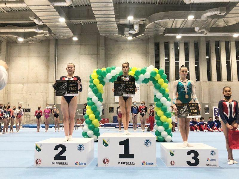 Азербайджанская гимнастка заняла первое место на международных соревнованиях в Польше