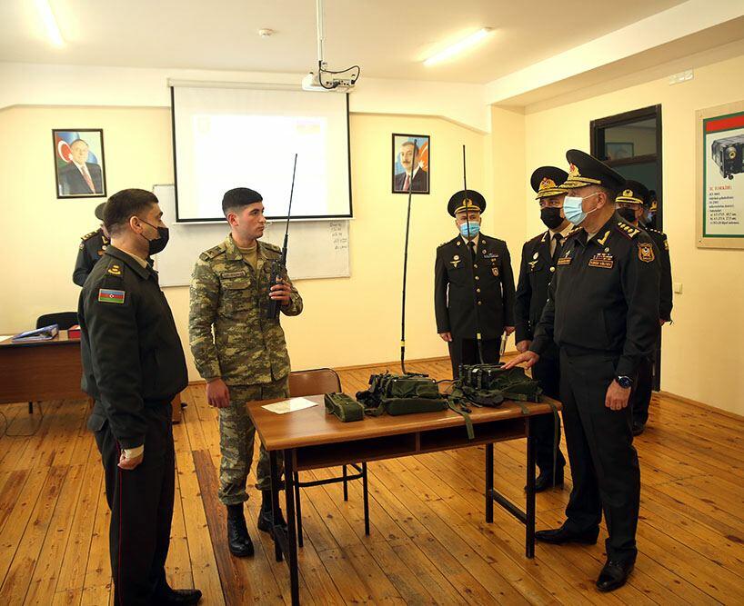 Керим Велиев встретился с личным составом Высшего военного училища