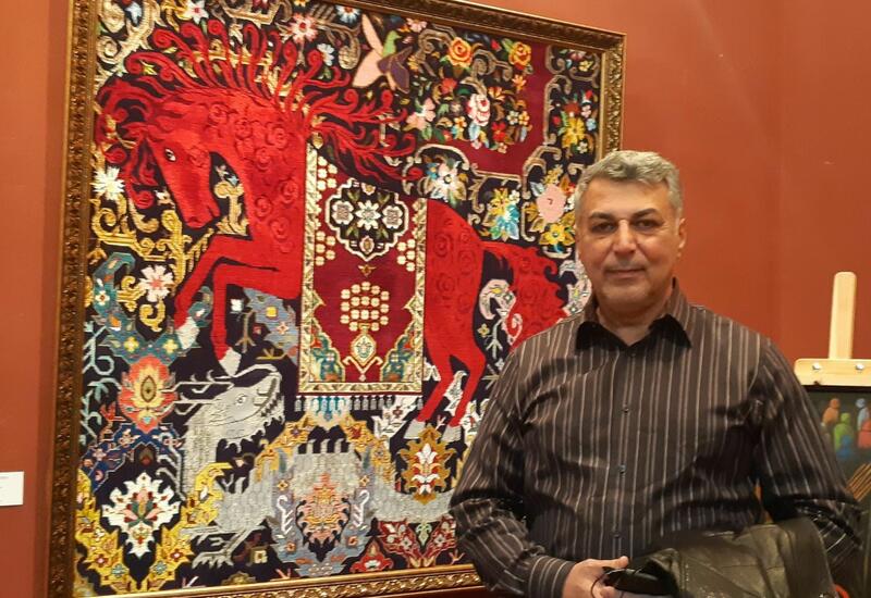 Ковровые узоры азербайджанского художника представлены в Украине