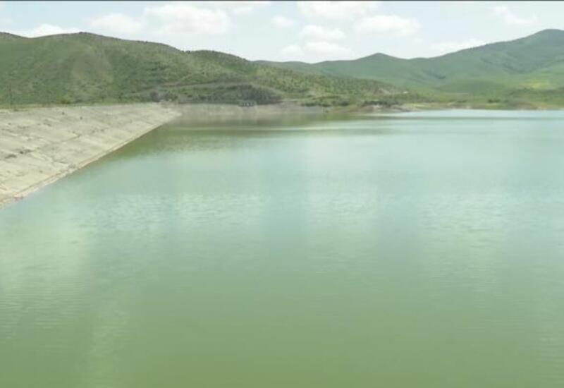 В Агдаме восстанавливается Хачинчайское водохранилище