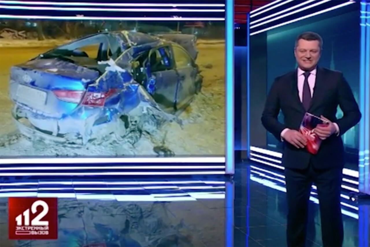 В России у девушки пропал разбитый автомобиль, пока она