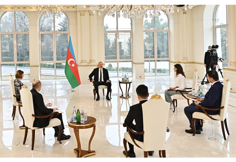 Президент Ильхам Алиев: Сейчас на территории, находящейся под контролем российских миротворцев, проживают 27 тысяч человек