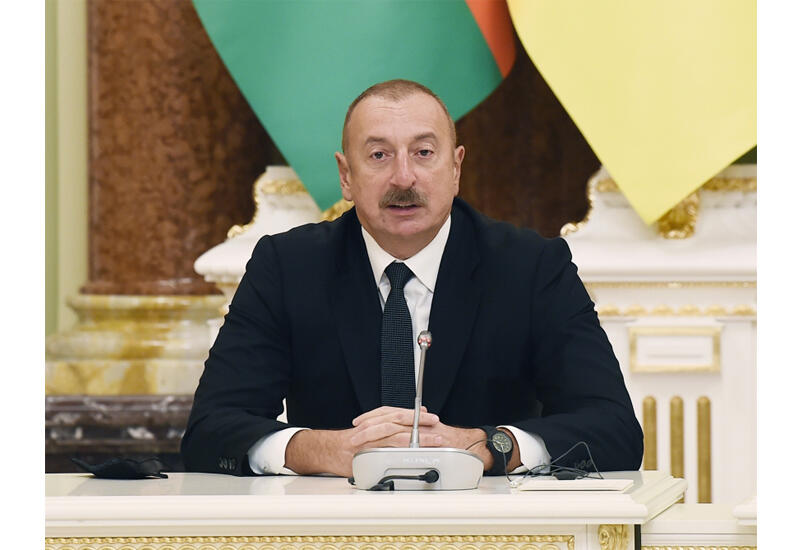 Президент Ильхам Алиев: Этот визит в Украину заложит прекрасную основу для предстоящих лет