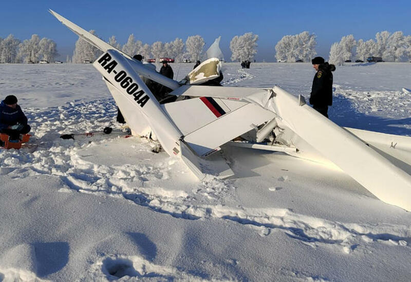 В России рухнул самолет: страшные кадры