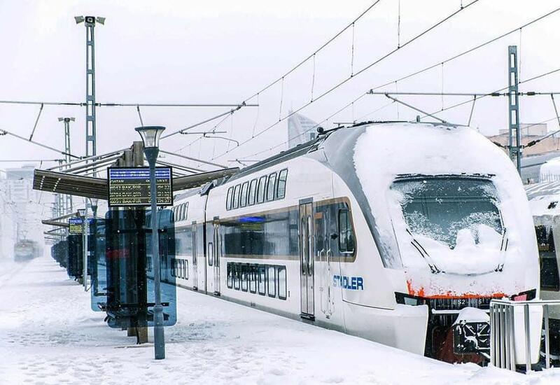 Из-за снегопада возможны задержки в движении поездов