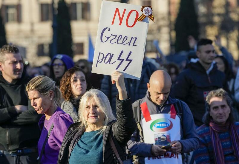 В Европе прошли демонстрации против обязательной вакцинации