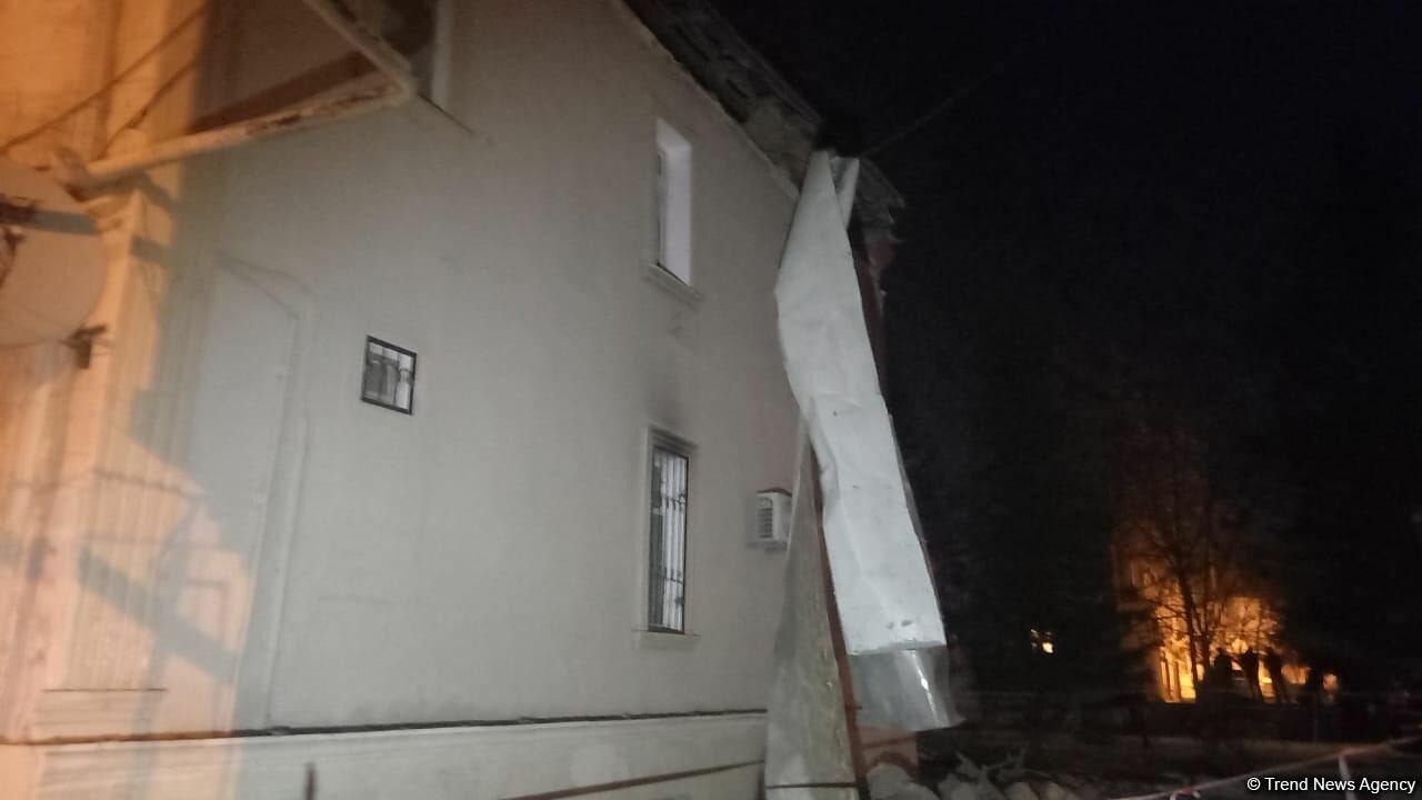 В жилом здании в Мингячевире прогремел взрыв