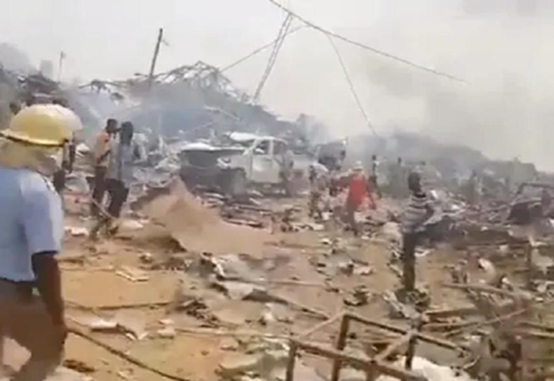 Мощный взрыв в Гане, разрушены сотни зданий