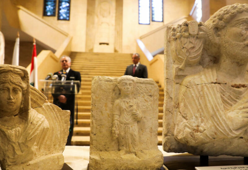 В Сирии восстановили легендарные статуи из Пальмиры