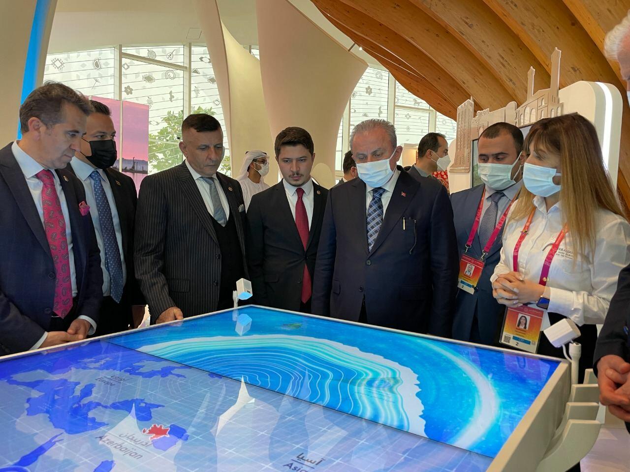 Спикер парламента и министр сельского хозяйства Турции посетили павильон Азербайджана на выставке Expo 2020 Dubai