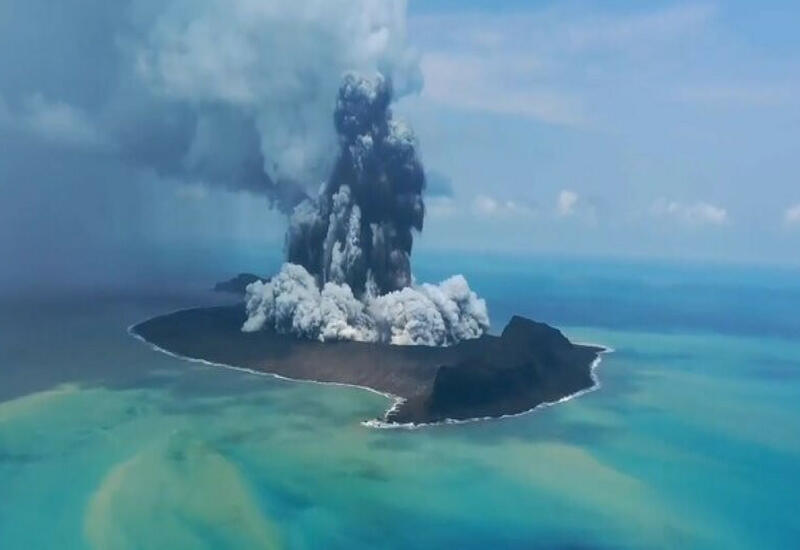 Что осталось от острова Тонга после извержения вулкана