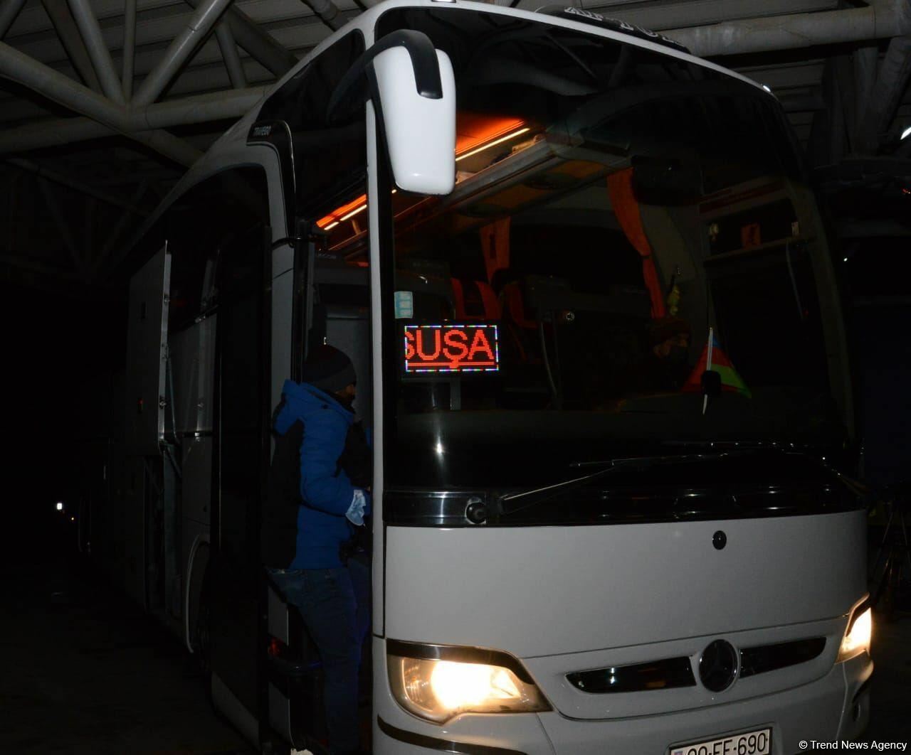 Отправился в путь первый автобус рейса Баку-Шуша-Баку