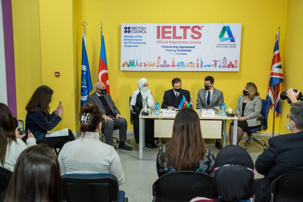 Европейскo-Азербайджанская школа: вчера было подписано партнерское соглашение о регистрации IELTS между British Council и Азербайджанским Центром Развития Учителей (ATDC)