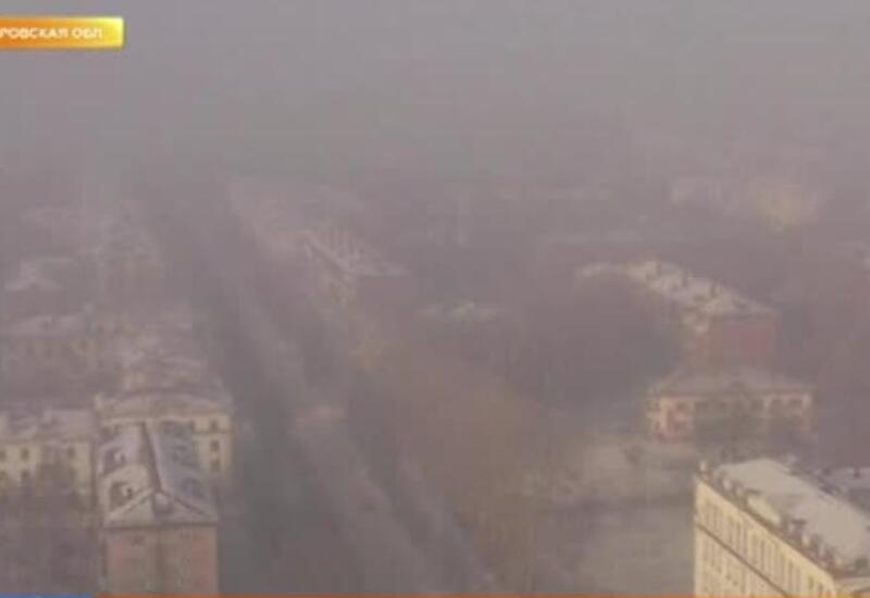 Российский город накрыло угольной пылью
