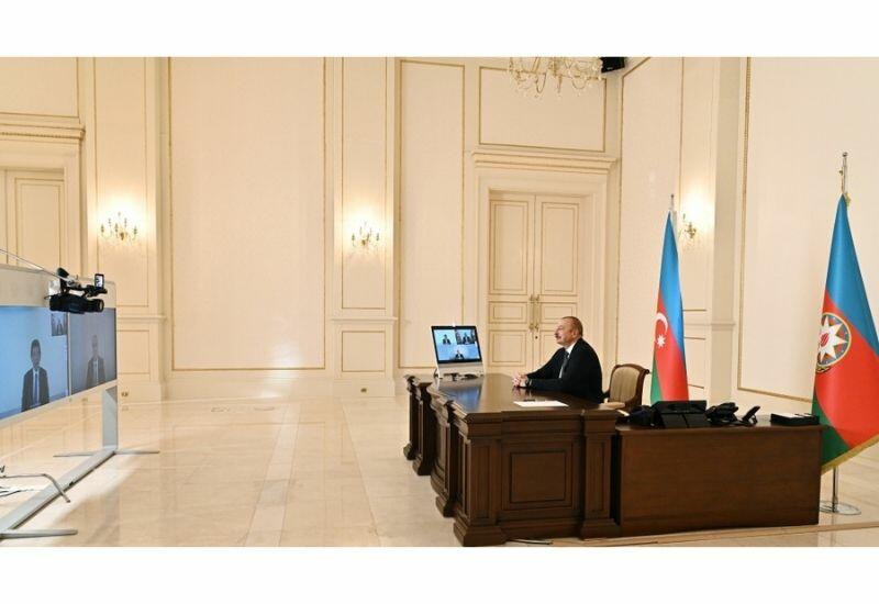 Президент Ильхам Алиев принял Генерального секретаря Всемирной таможенной организации в видеоформате