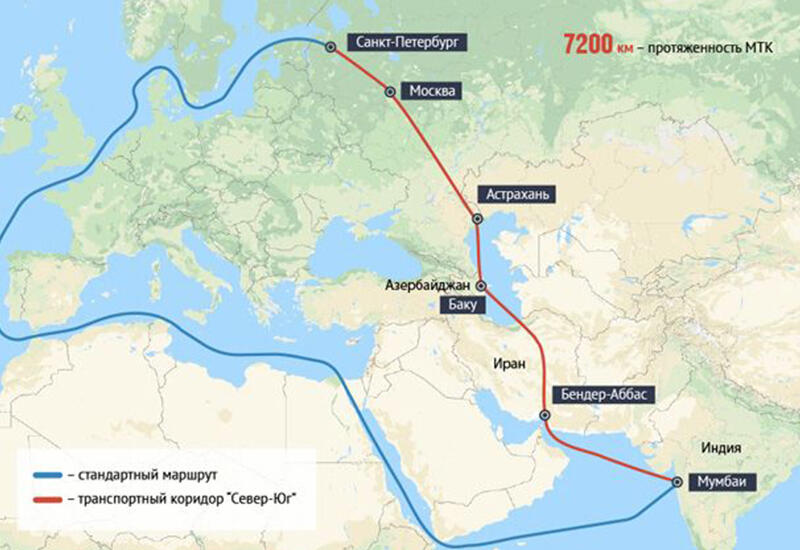 Азербайджан, Россия и Иран могут создать транспортный триумвират в рамках коридора Север-Юг