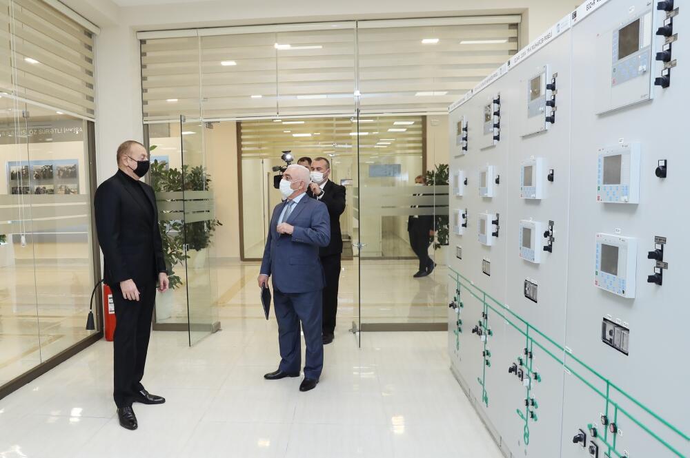 Президент Ильхам Алиев принял участие в церемонии открытия энергетического узла «Гобу»