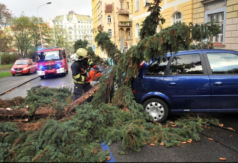 На Прагу обрушился шквальный ветер