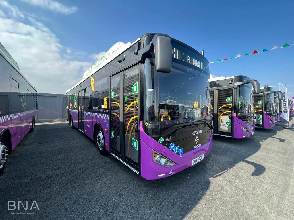 В Баку привезли 50 новых автобусов