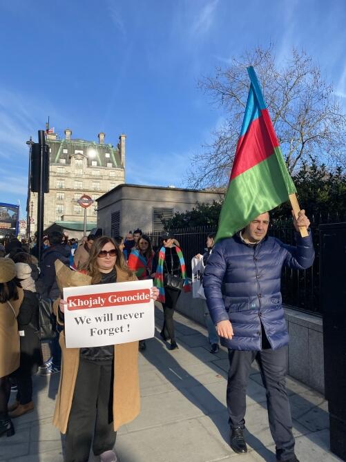 В связи с 30-й годовщиной Ходжалинского геноцида в Лондоне состоялось шествие
