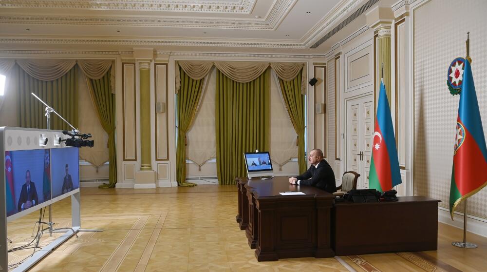 Президент Ильхам Алиев принял нового председателя правления Государственного историко-архитектурного заповедника «Ичеришехер» в видеоформате