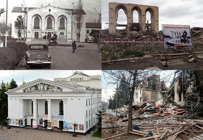 Здания театров в Агдаме и Мариуполе как подтверждение двойных стандартов Запада - ФОТО