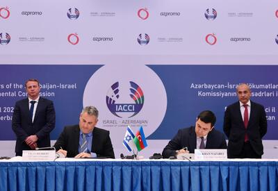 Подписанные с &quot;Mekorot&quot; документы поспособствуют передаче Азербайджану передового опыта в ряде сфер - Микаил Джаббаров - ФОТО