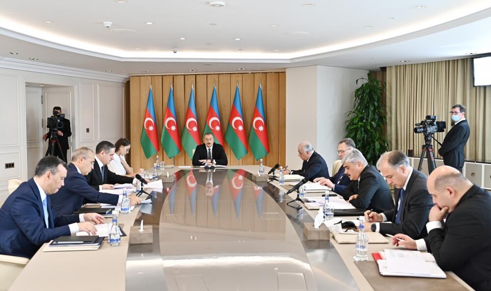 Под председательством Президента Ильхама Алиева состоялось совещание, посвященное итогам первого квартала этого года
