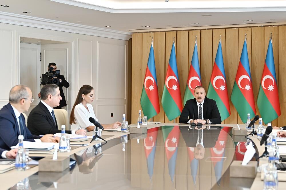 Под председательством Президента Ильхама Алиева состоялось совещание, посвященное итогам первого квартала этого года