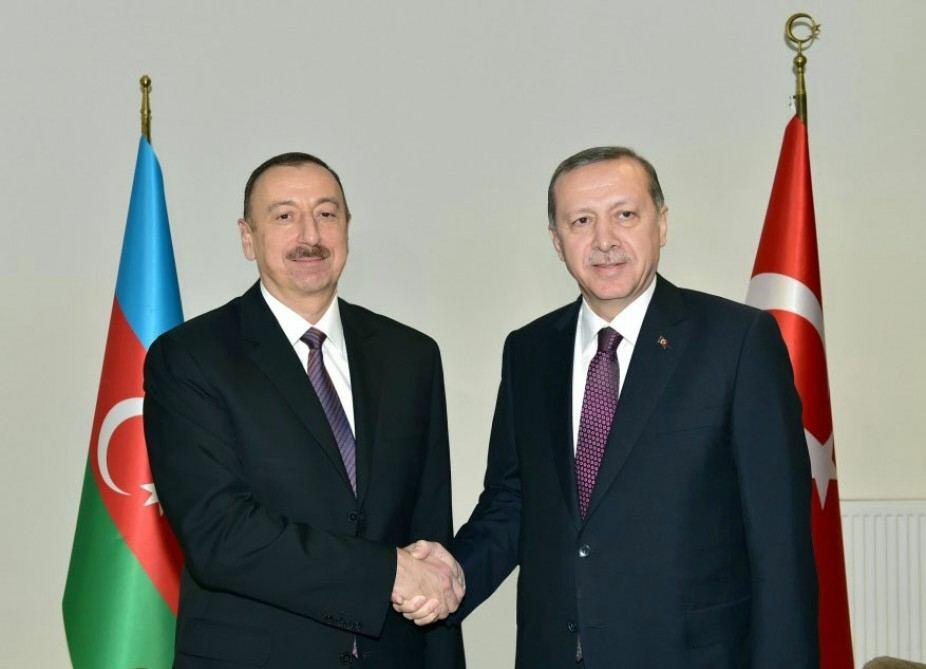 Состоялась встреча Президента Ильхама Алиева с Президентом Реджепом Тайипом Эрдоганом