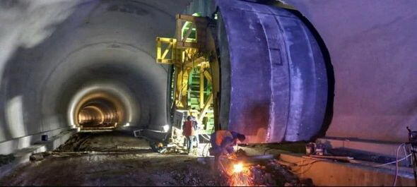 Строительство тоннелей на дороге в Шушу идет полным ходом