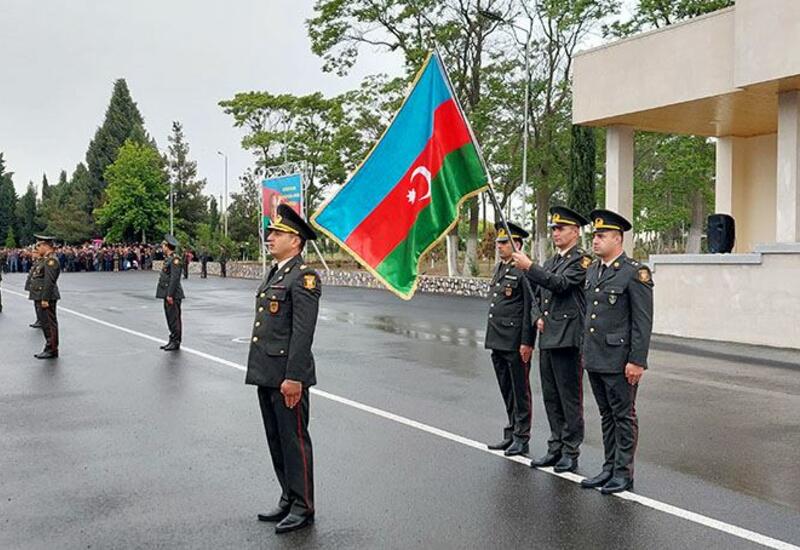 В азербайджанской армии состоялась церемония принятия военной присяги