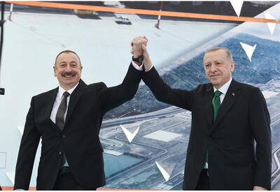 Президент Ильхам Алиев и Президент Реджеп Тайип Эрдоган приняли участие в открытии аэропорта Ризе-Артвин в Турции - ФОТО - ВИДЕО
