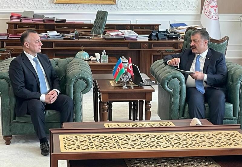 Министры здравоохранения Азербайджана и Турции обсудили двустороннее сотрудничество