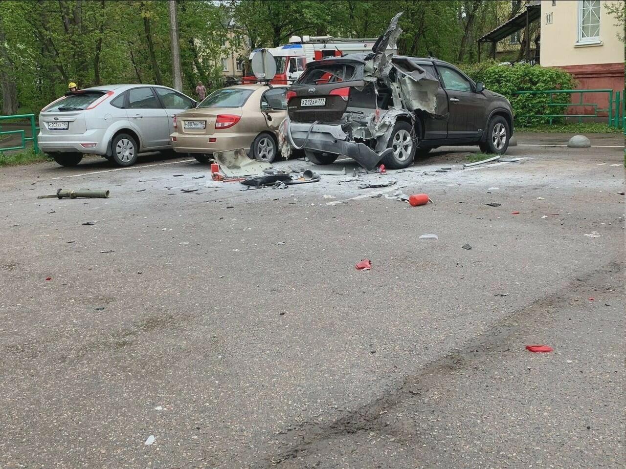 В багажнике авто в Мытищах взорвался ручной гранатомет