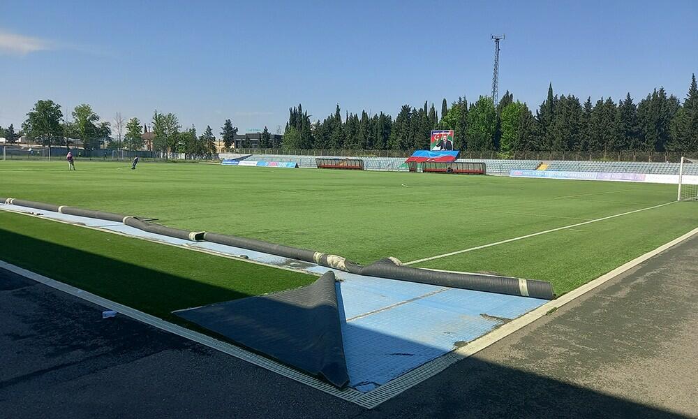 Так выглядит обновленный газон стадиона Туран-Товуза