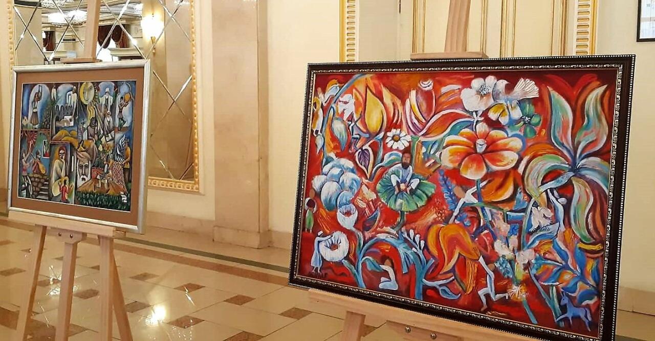 В Баку открылась выставка работ Ашрафа Гейбатова "Наш мир"