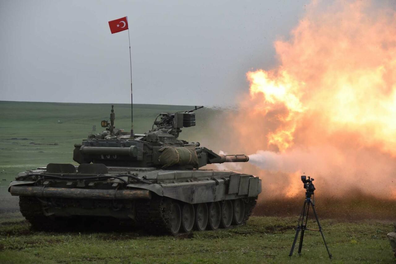 Военные Азербайджана и Турции на совместных учениях