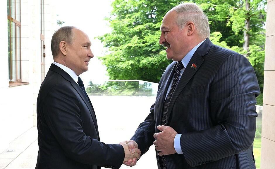 Официальная часть встречи Путина и Лукашенко длилась почти пять часов