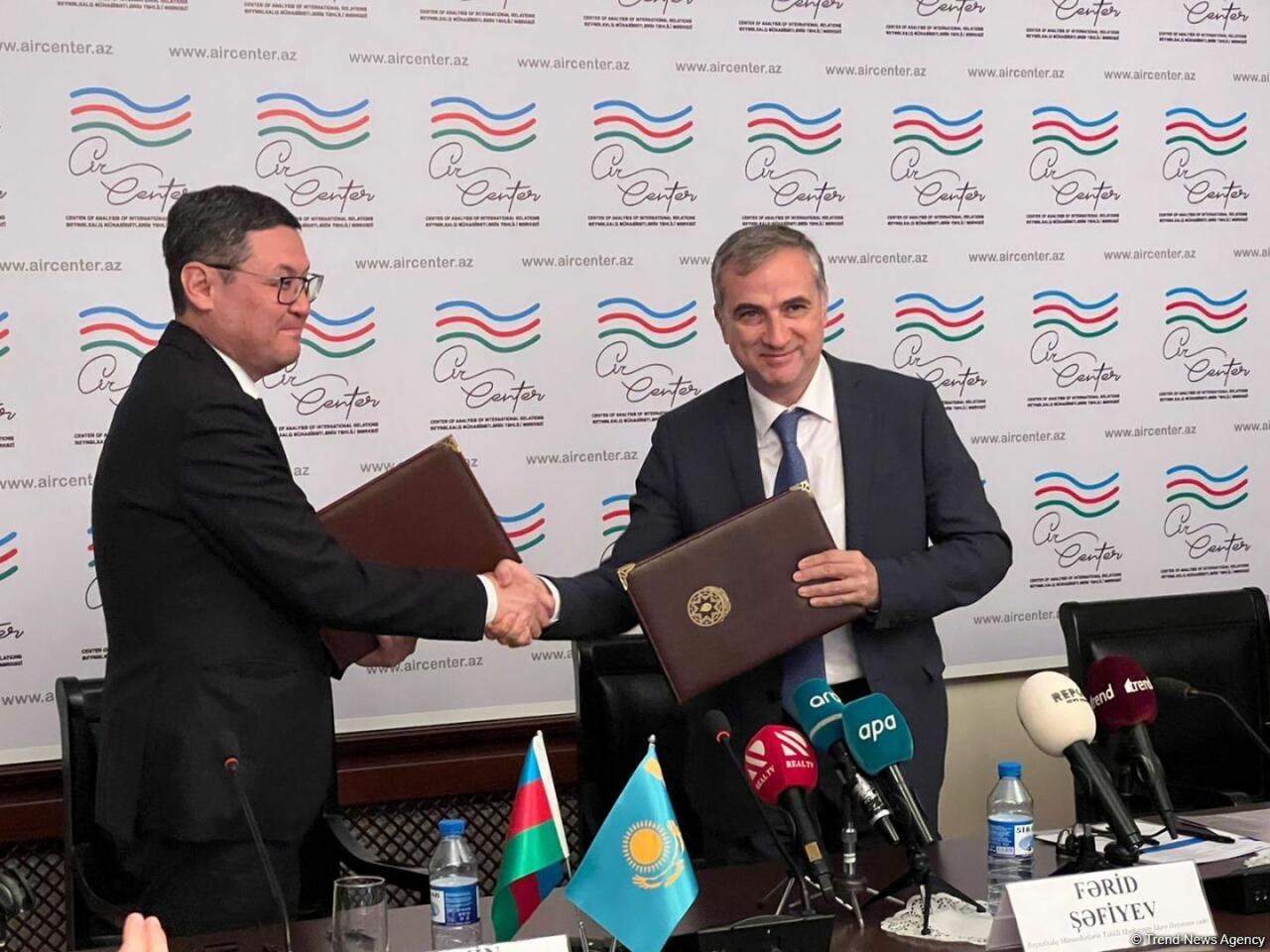 Подписан меморандум о создании Азербайджано-казахстанского экспертного совета