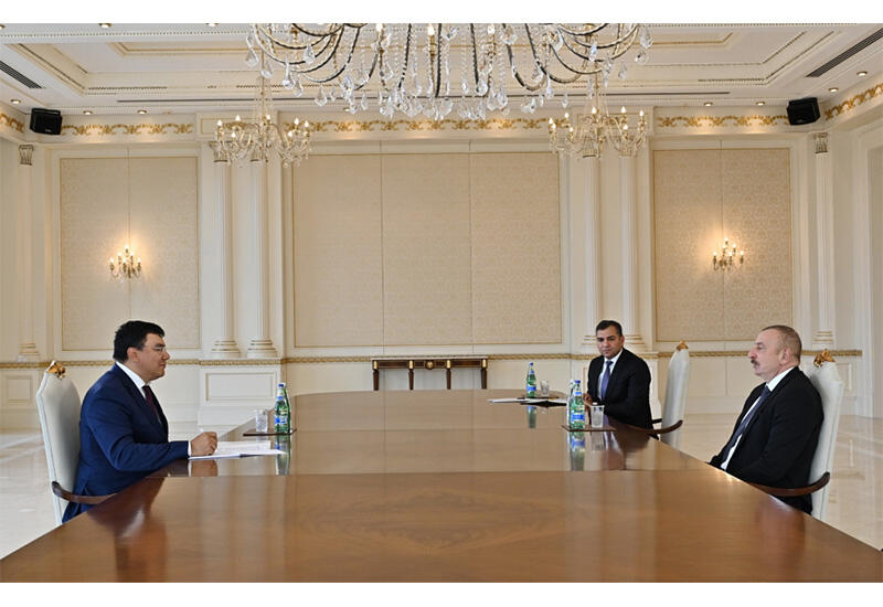 Президент Ильхам Алиев принял вице-премьера Узбекистана