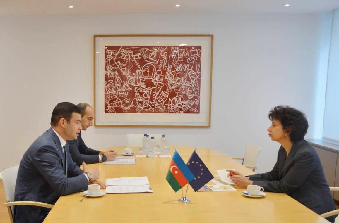 В Брюсселе прошли встречи представителей Агентства Азербайджана по развитию МСБ и институтов ЕС